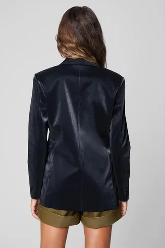 Vista 2 de BLANKNYC Ropa de lujo para mujer con bolsillos, abrigo cómodo y elegante