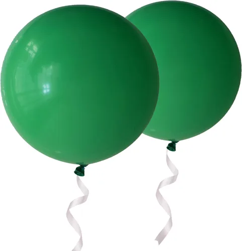 Vista 11 de Globos redondos gigantes de 36 pulgadas, paquete de 6 globos de látex negros para sesiones de fotos, bodas, baby shower, decoraciones de fiesta