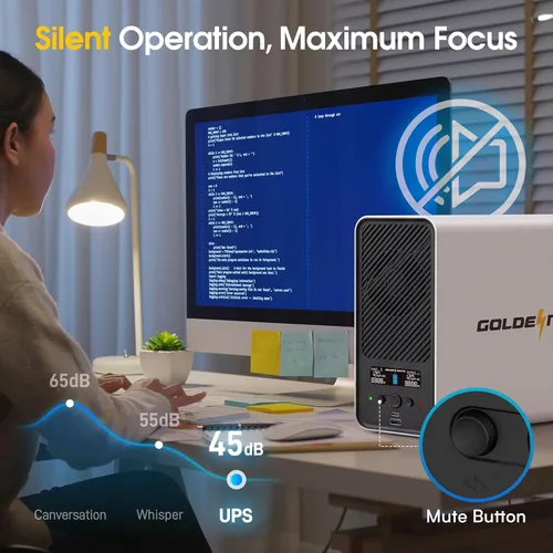 Vista 7 de GOLDENMATE Batería de reserva y protector contra sobretensiones de batería