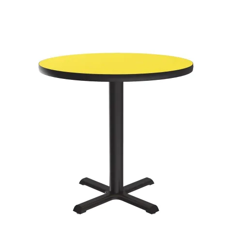 Vista 20 de Correll - Mesa cuadrada de pub de 24 pulgadas, mesa de cóctel de comedor de 29 pulgadas de alto, parte superior laminada de alta presión de granito