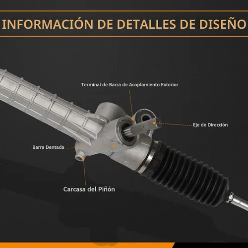 Vista 5 de BRTEC 23-1810 Conjunto de piñón y cremallera de dirección asistida