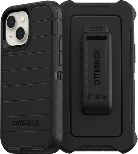 Vista 6 de OtterBox Defender Series - Carcasa para iPhone 13 Mini y iPhone 12 Mini, color negro