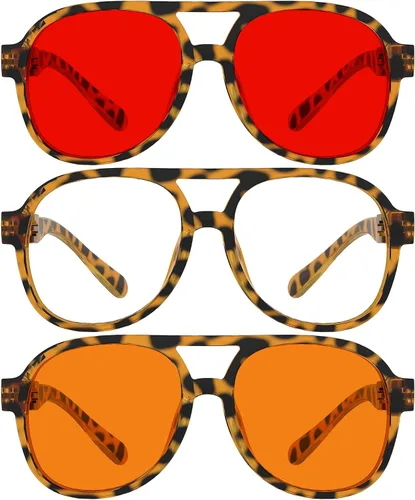 Vista 184 de Eyekepper Gafas de luz azul para hombre y mujer, paquete de 6 lentes Pilot Paquete de 6 color mezclado