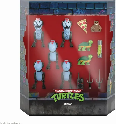 Vista 6 de Super7 Teenage Mutant Ninja Turtles Mouser Pack - ULTIMATES! Figura de acción de 7 en escala