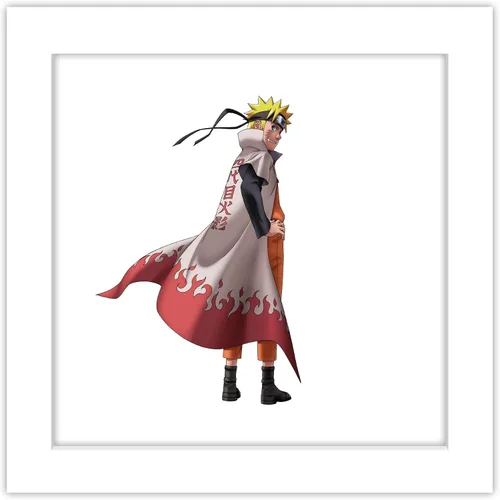 Vista 11 de Gallery Pops Naruto Shippuden - Naruto Uzumaki Sage Mode - Arte de pared, versión enmarcada negra, 12 x 12 pulgadas