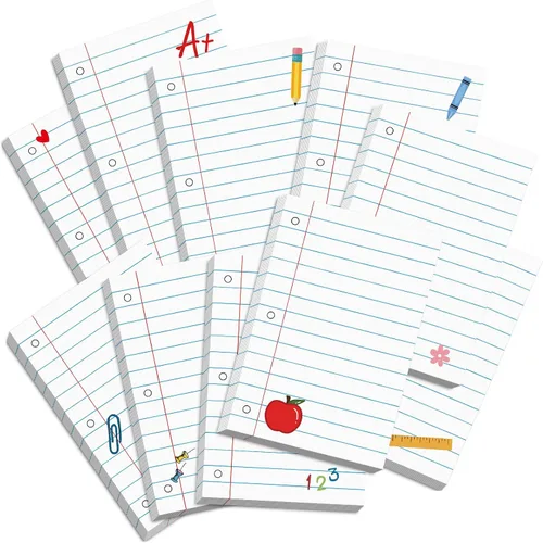 Vista 12 de Spiareal 100 tarjetas de notas en blanco, negro, 4 x 6 pulgadas, Halloween