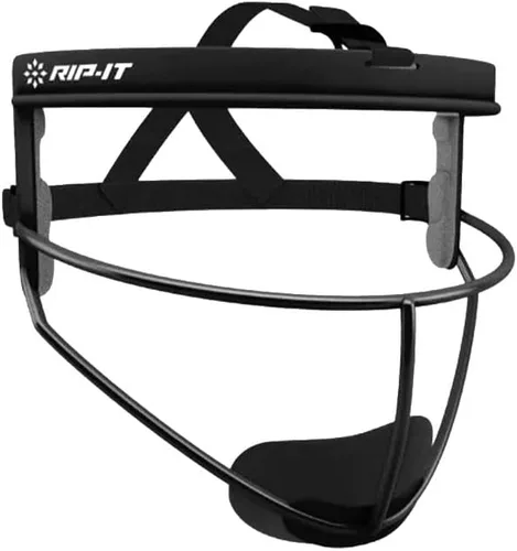 Vista 12 de RIP-IT Máscara facial de sóftbol de defensa original Máscara protectora ligera de campo de sóftbol
