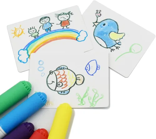 Vista 4 de Yuanhe Naipes en blanco para escribir en tamaño de póquer 216PCS tarjetas flash imprimibles para juegos de bricolaje