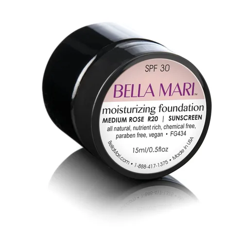 Vista 8 de Bella Mari - Base hidratante natural, color beige claro (B10); plástico sin PBA de 2