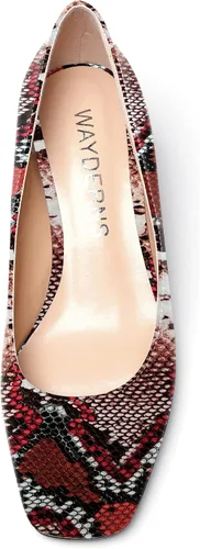 Vista 3 de WAYDERNS Zapatos de tacón bajo con cuña de tacón bajo para mujer de 2 pulgadas