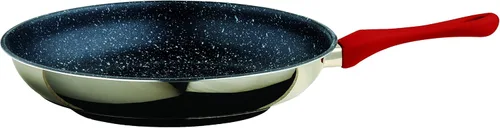 Vista 4 de Mepra Fantasia 30197924N - Sartén de piedra de 9.4 in, acero inoxidable, revestimiento de piedra Eterna, mango de baquelita Utensilios de cocina