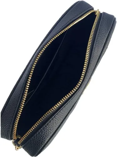 Vista 7 de Michael Kors Fulton Large EW Bandolera Cuero guijarro, Negro, Negro