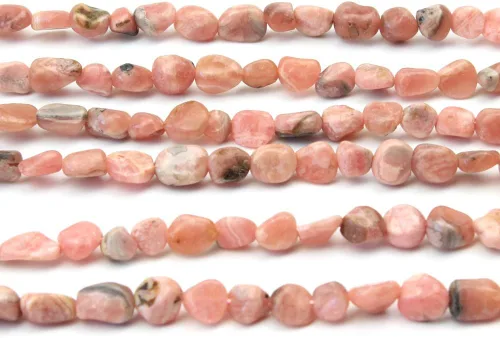 Vista 28 de MJDCB Cuentas de piedra de forma irregular natural de 8-10 mm, turquesa de África, piedras preciosas para sanación energética, para hacer joyas