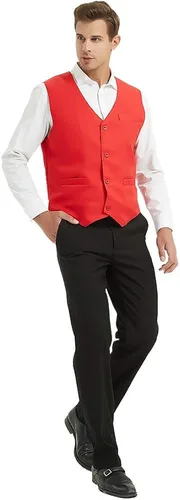 Vista 6 de TopTie - chaleco unisex para uniforme de barman, supermercados, voluntarios.