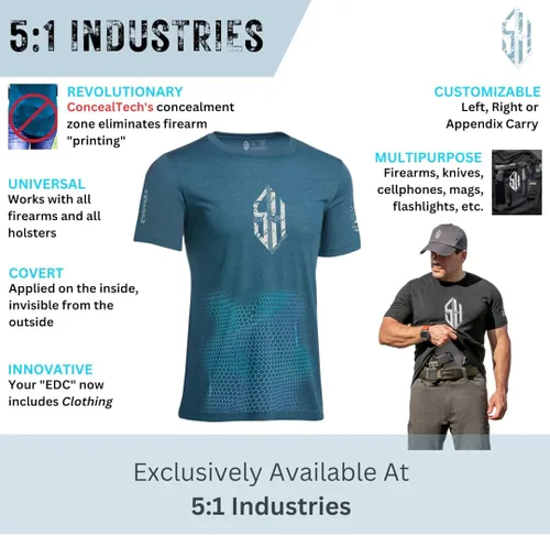Vista 5 de 51 Industries Firearm Concealment Shirt