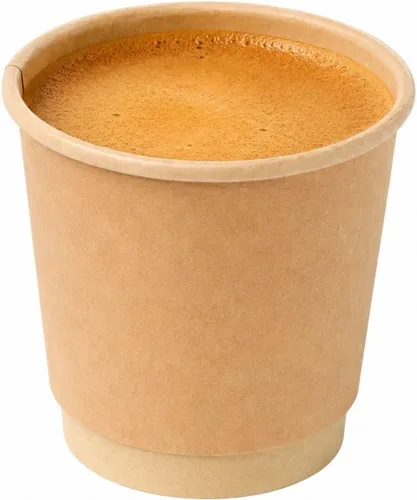 Vista 31 de Restaurantware Tazas de café de papel de 4 onzas, 25 tazas de papel desechables de doble pared, a prueba de fugas, reciclables, tazas calientes