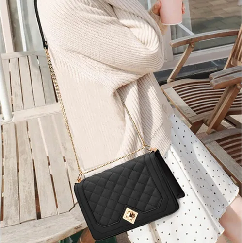 Vista 7 de Bolso cruzado pequeño para mujer, bolso de hombro de piel sintética, bolso de mano pequeño, bolso de mano versátil de moda
