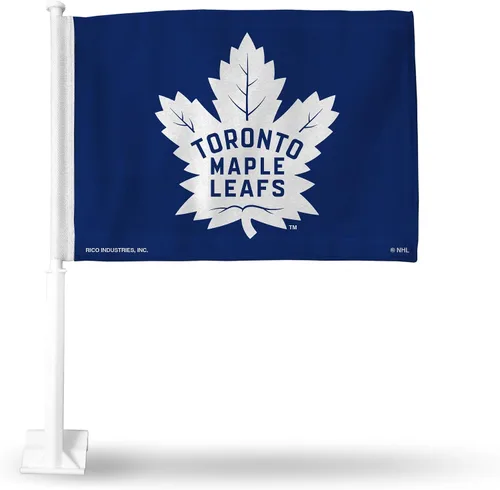 Vista 33 de Rico Industries Bandera de coche alternativa de doble cara de la NHL