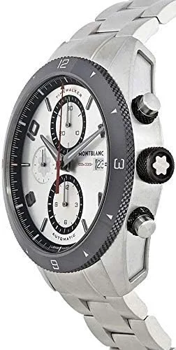 Vista 2 de Montblanc TimeWalker 116099 - Reloj automático para hombre con esfera plateada, Plateado, Cronógrafo, mecánico, cuerda automática