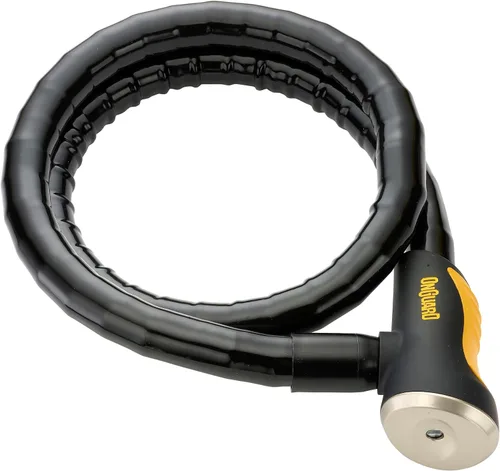 Vista 2 de OnGuard 8023 Rottweiler cadena blindada con candado de 1.18 pulgadas x 3 pies, Amarillo (Blk/Yel)