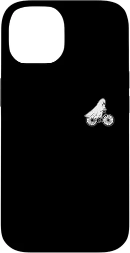 Vista 4 de iPhone 11 Pro Ghost Riding Bicicleta, disfraz de Halloween Ghoul Biker Ciclista caso