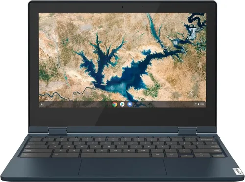 Vista 5 de Lenovo NB IP Flex 3 CB 11IGL05 N4020 4G 32G CRM, azul, 82BB0009US