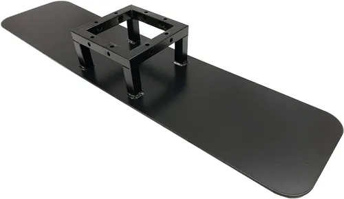 Vista 3 de Braguero de arco de metal cuadrado negro de 8 pies de ancho 7 pies de altura Sistema de iluminación DJ portátil Conexiones de pernos simples móviles