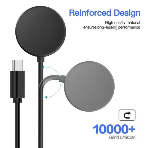 Vista 7 de AWINNER Cable USB C compatible con Samsung Galaxy Watch Charger (1 unidad)