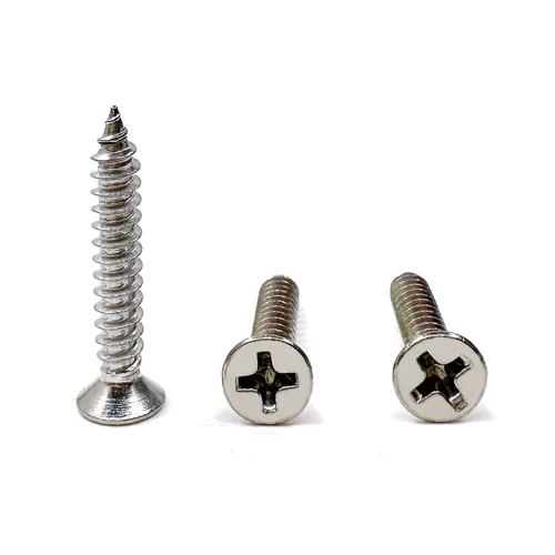 Vista 16 de Tornillos de madera M4x10mm, tornillo Phillips de cabeza plana de acero inoxidable, tornillo autorroscante de cabeza avellanada Phillips