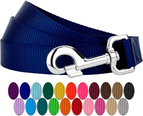 Vista 38 de Country Brook Petz - Correa para perro de nailon duradera de estilo tradicional de 1 pulgada con broche fácil de usar para razas pequeñas, medianas