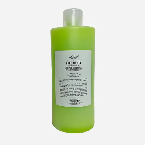 Vista 4 de Champú para el crecimiento del cabello Bergamota 1lt. Florigan (1 unidad)