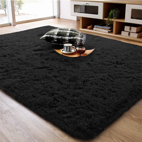 Vista 41 de Ompaa Alfombra Esponjosa, Alfombras de Área Súper Suaves y Peludas para Dormitorio y Sala de Estar - 6' x 9' Alfombra Grande de Felpa Peluda Shag