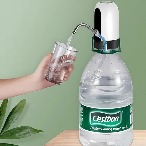 Vista 9 de Dispensador de agua para botella de 5 galones, dispensador de agua inalámbrico USB para niños, dispensador de agua portátil de 5 galones