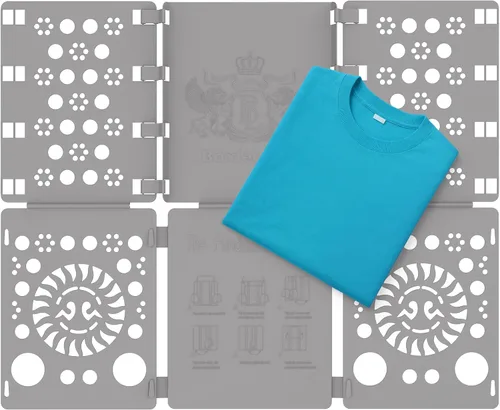 Vista 9 de BoxLegend V3 Tablero Plegador de Camisas Tablero Plegador de Camisetas y Ropa Tablero Plegable Duradero Clasificador de Lavandería Ayudante Forro