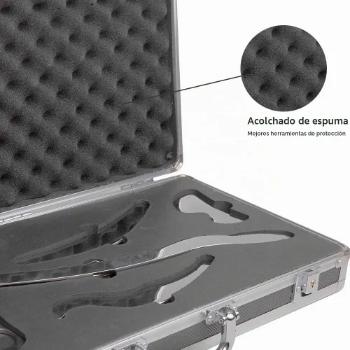 Vista 6 de Acero inoxidable Gua Sha Scraping Herramientas de masaje IASTM