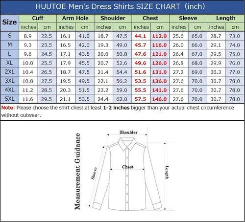 Vista 6 de HUUTOE Camisas de vestir para hombre, manga larga, ajuste regular, color sólido, elástico, para negocios, boda, graduación, camisa grande y alta