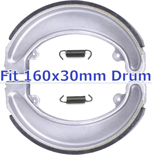 Vista 2 de Zapatas de freno para Honda Big Red 250 ATC250ES ATC250SX 1985 1986 1987 ATC 250 ES SX Frenos delanteros traseros Tambor H306 H315 MC0371 MC0375