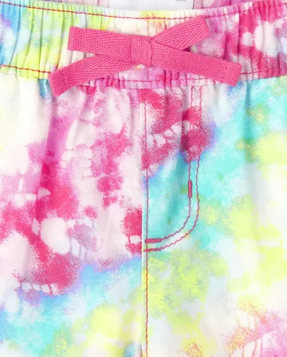 Vista 2 de The Children's Place Pantalones cortos de sarga para niñas solteras