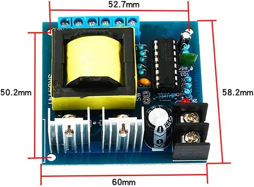 Vista 2 de 150W Mini Tipo Inversor DC-AC Batería DC 12V a AC 220V Boost Power Converter