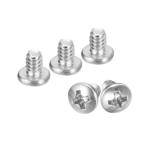 Vista 68 de uxcell Tornillos de máquina de cabeza redonda de 1/4-20x1, tornillo de acero inoxidable 304 18-8, accionamiento Phillips, totalmente roscado