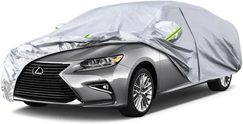 Vista 84 de KouKou Funda impermeable para automóvil SUV adecuada para BMW X1 de 2009 a 2025, 7 capas a prueba de viento para todo tipo de clima, cubierta