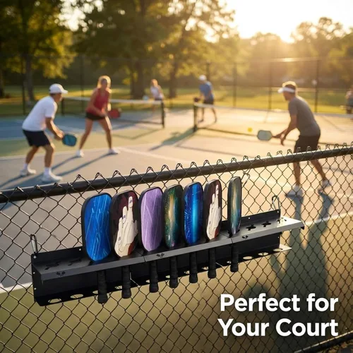 Vista 3 de Pickleball Paddle Rack
