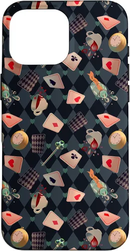Vista 19 de Funda de regalo para iPhone 16 con diseño de cuento de hadas de Alicia en el país de las maravillas