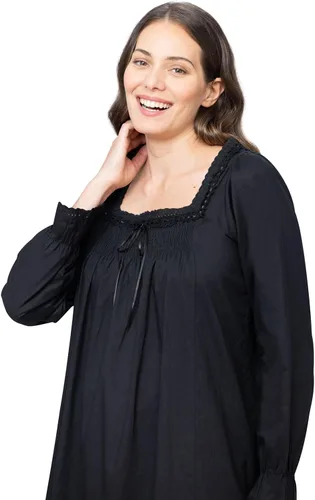 Vista 3 de The 1 for U Camisones para mujer - Camisones de algodón para mujer, vestido de 100% algodón Martha