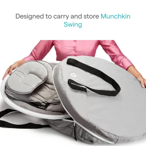 Vista 4 de Munchkin Baby Swing - Estuche de viaje con asas, color gris