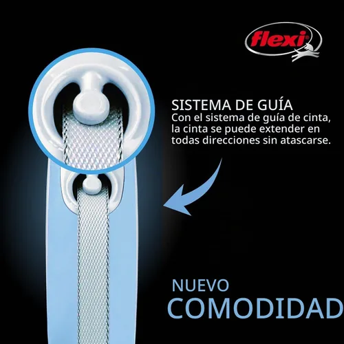 Vista 4 de FLEXI® Comfort XS - Correa retráctil para perro, agarre de 3 dedos, 10 pies