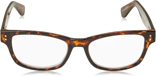 Vista 2 de Foster Grant - Lentes multifocales Conan para leer Tortuga brillante/Transparente