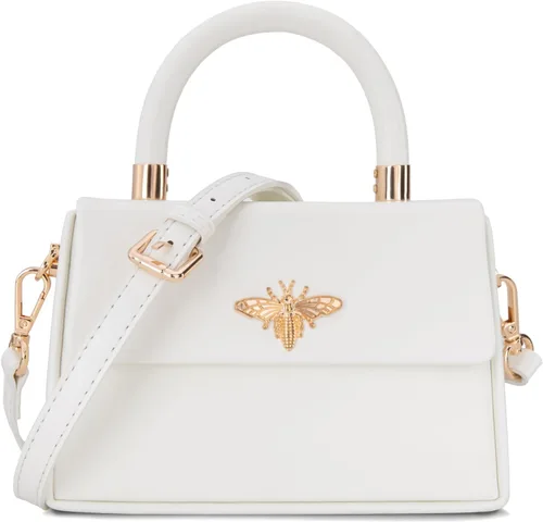Vista 10 de Milan Chiva Monederos pequeños con asa superior para mujer, mini bolso cruzado, elegante bolso cuadrado