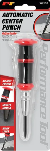 Vista 4 de Performance Tool Punzón central automático W7550 HD - Herramienta precisa y duradera para marcar y perforar materiales, negro