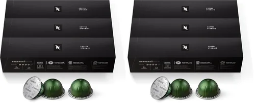 Vista 14 de Nespresso Cápsulas Vertuo, paquete variado, café tostado medio y oscuro, 30 cápsulas de café, prepara 7.8 onzas.